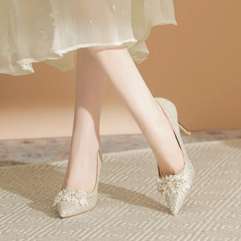 Qiandongmeili Slim Heel High Heels 5 9CM-3
