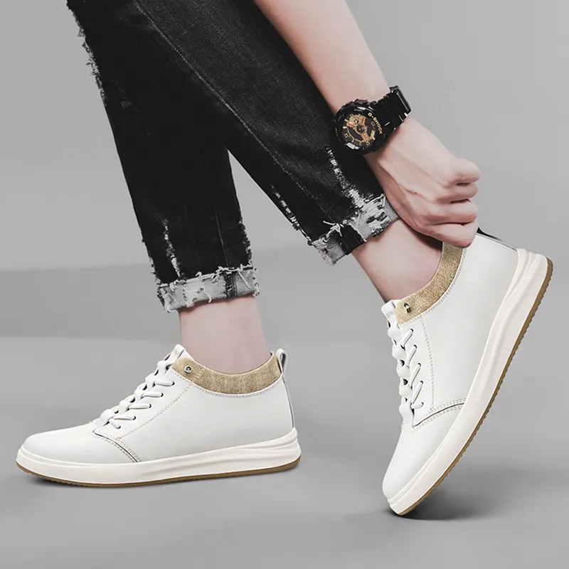 Qiandongmeili Mid Top Skateboard Shoes Men's-2