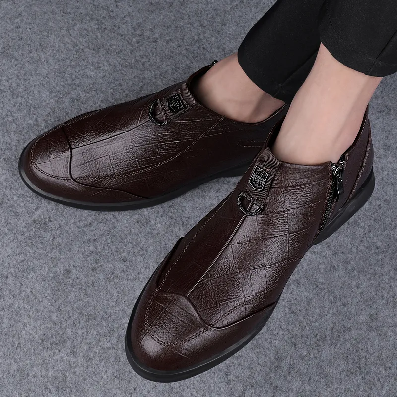 Qiandongmeili Ankle Boots Men-16