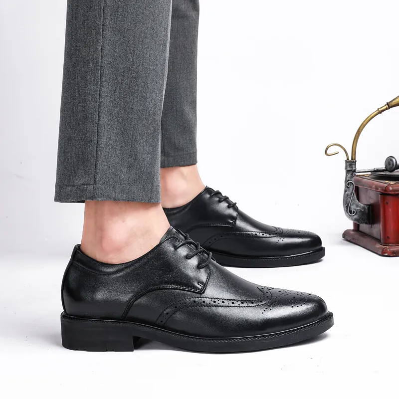 Qiandongmeili Dress Shoes Black-10