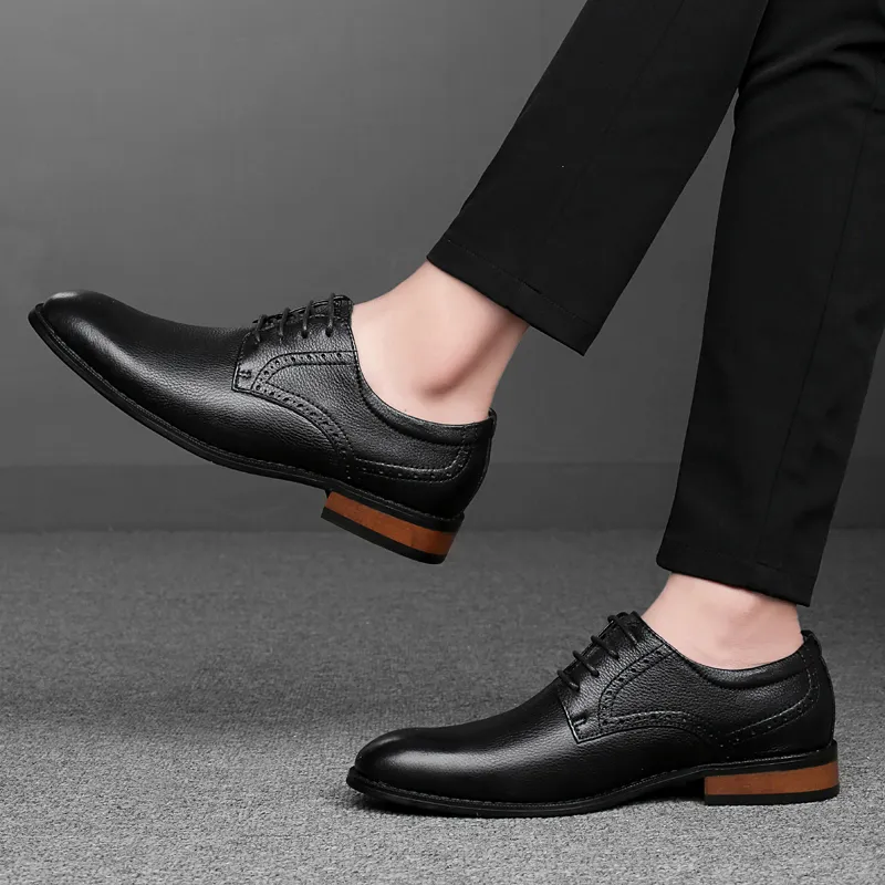 Qiandongmeili Casual Shoes Men's Black-3