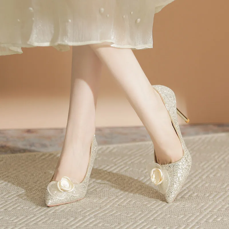 Qiandongmeili Slim Heel High Heels 5 9CM-1