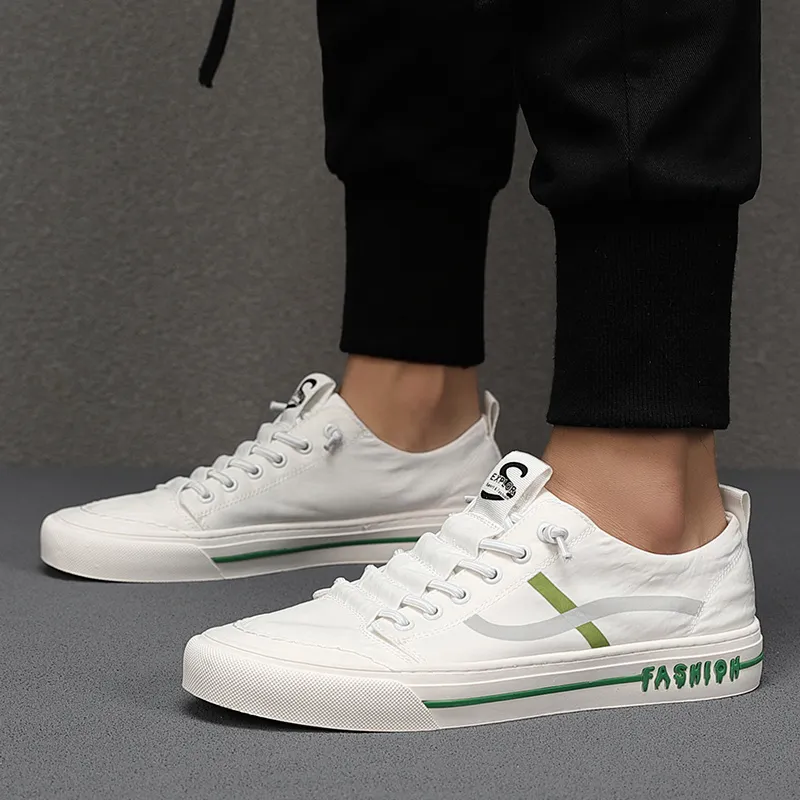 Qiandongmeili Low Top Skateboard Shoes Men's-2