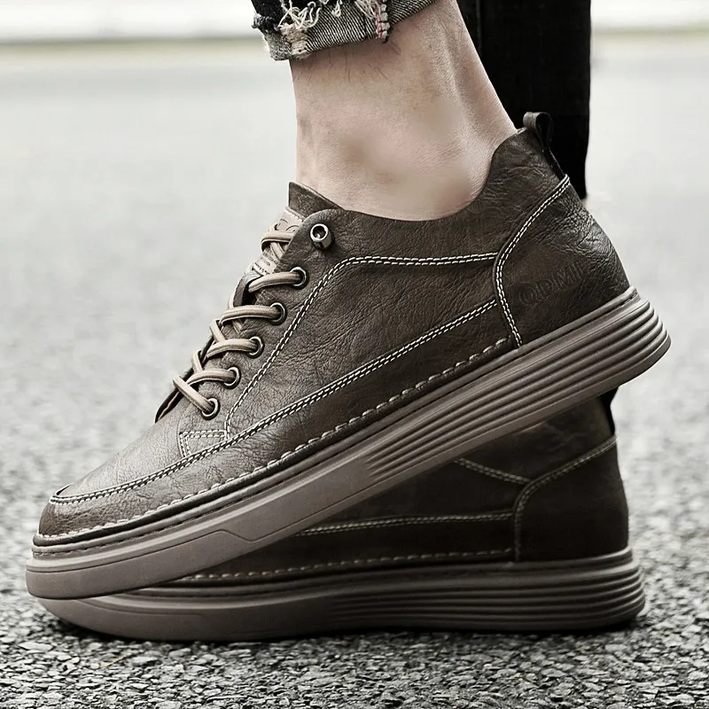 Qiandongmeili Cushioning, Wear Resistant Low Top Skateboard Shoes-7