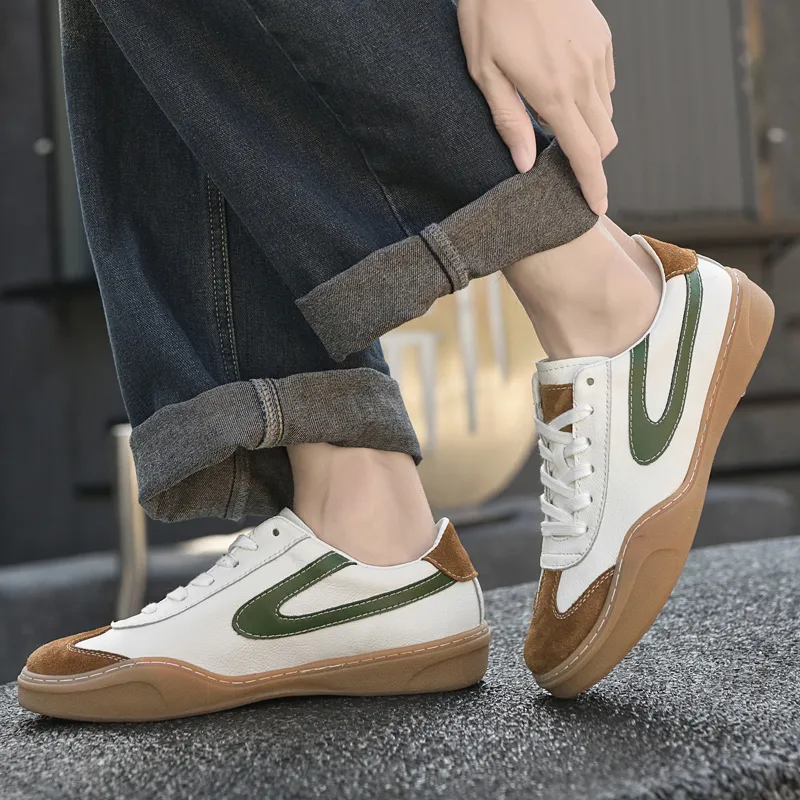 Qiandongmeili Lightweight And Breathable Low Top Skateboard Shoes Men's-7
