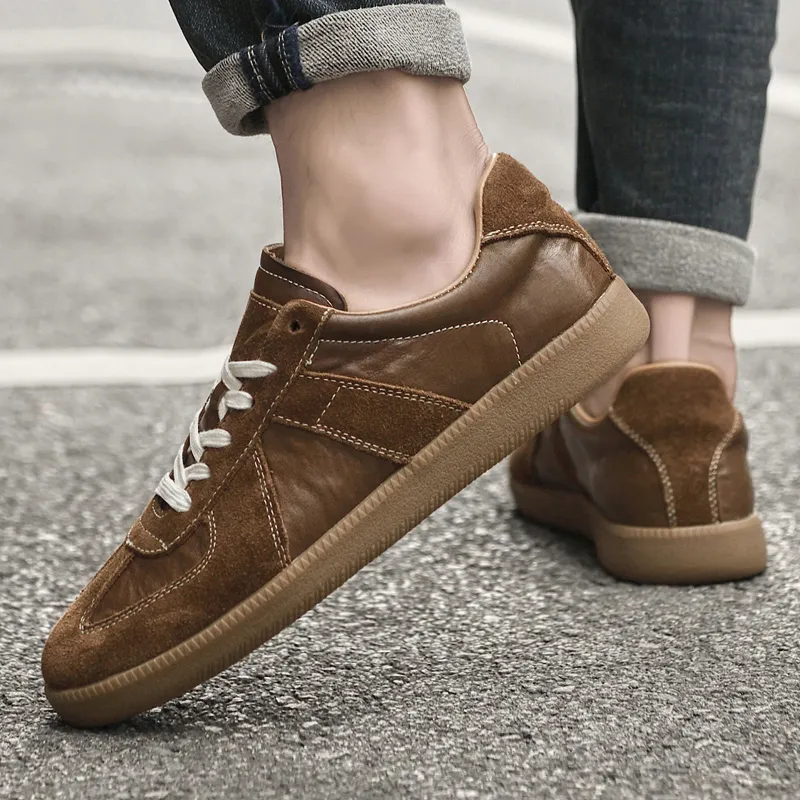 Qiandongmeili Low Top Skateboard Shoes Men's-7