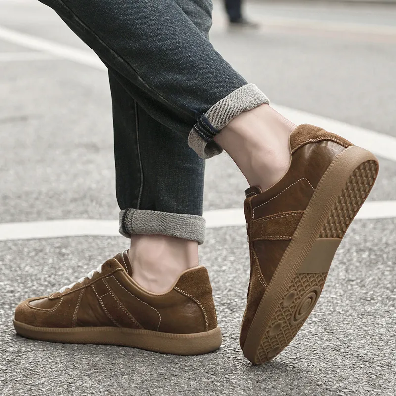 Qiandongmeili Low Top Skateboard Shoes Men's-6