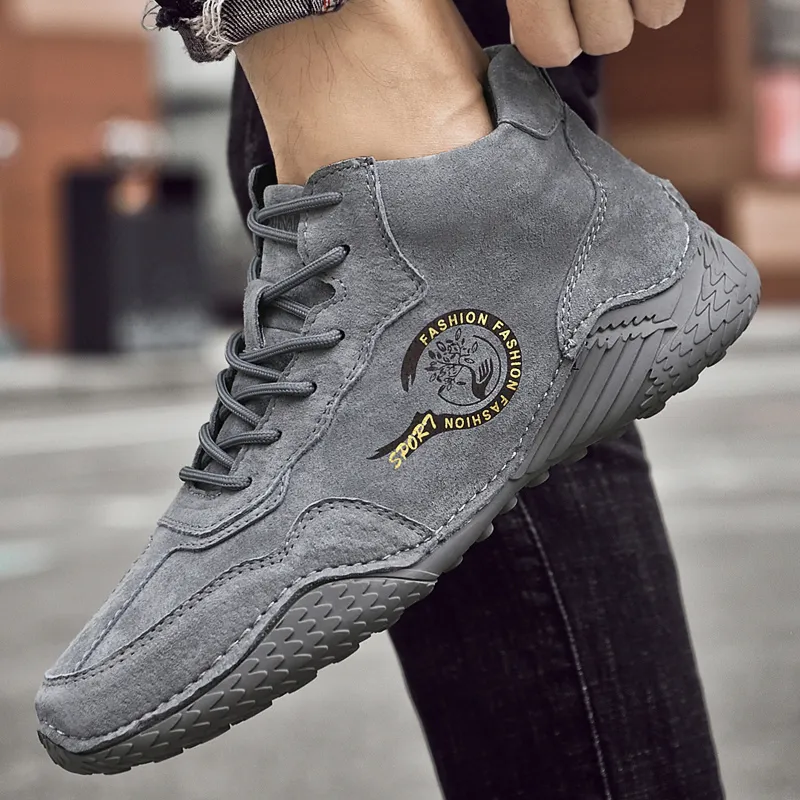 Qiandongmeili Low-Top Casual Shoes Gray-23