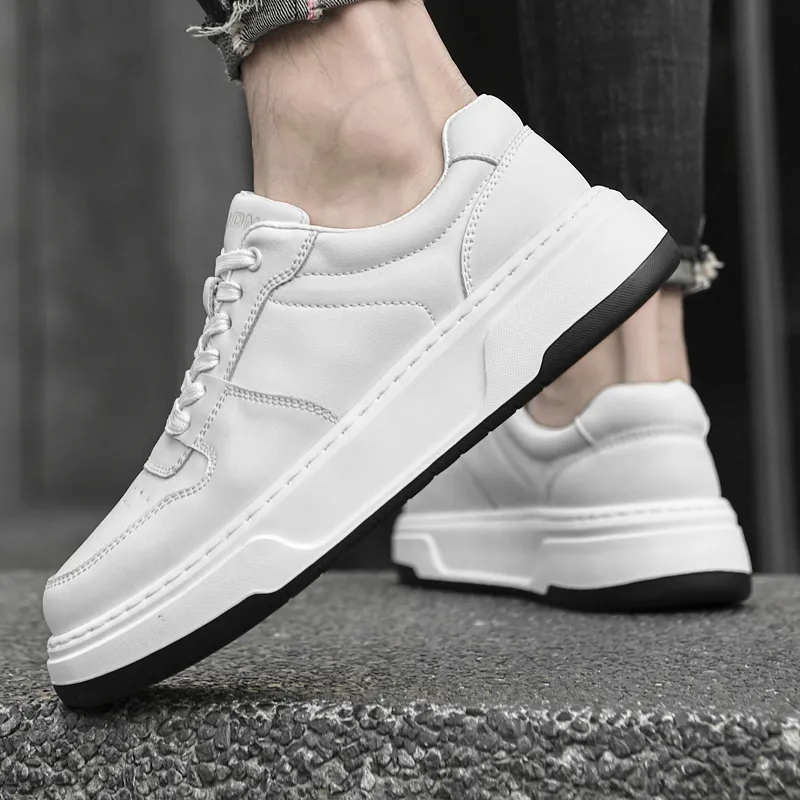 Qiandongmeili Anti-Slip Wear-Resistant Low-Top Skateboard Shoes Unisex-9