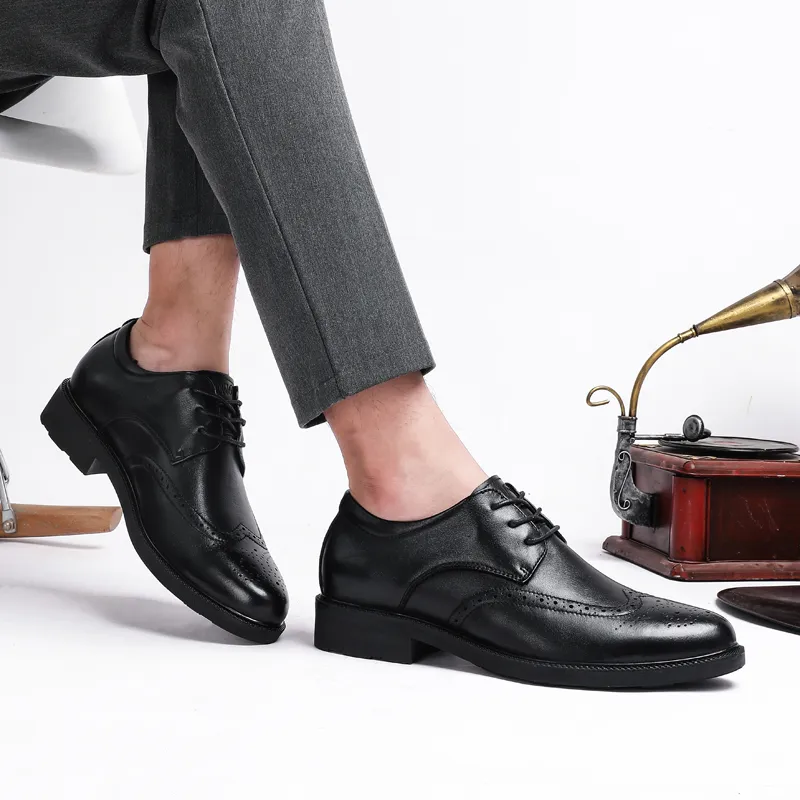 Qiandongmeili Dress Shoes Black-4