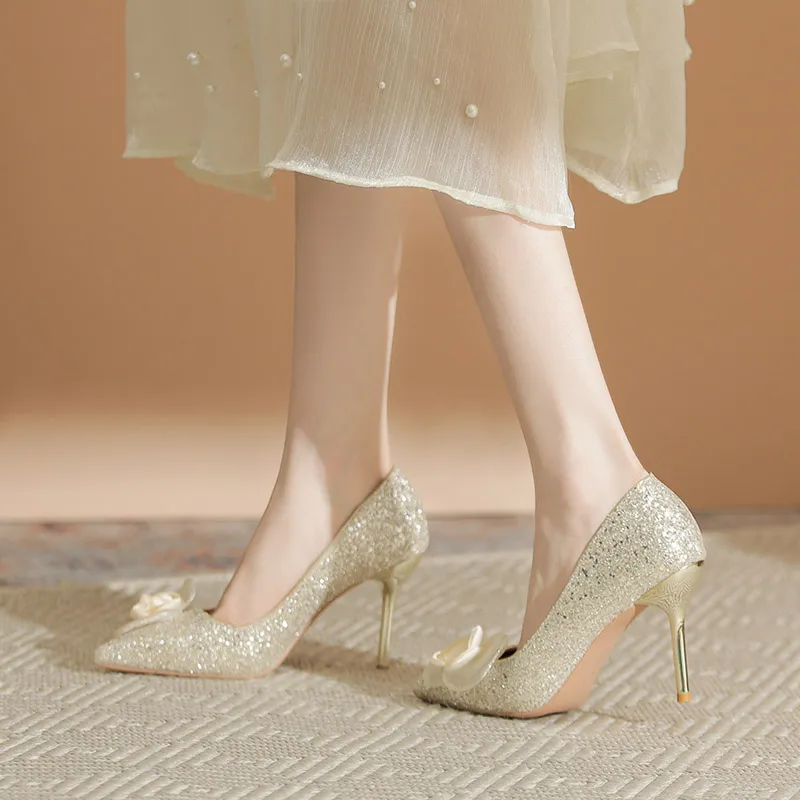 Qiandongmeili Slim Heel High Heels 5 9CM-4