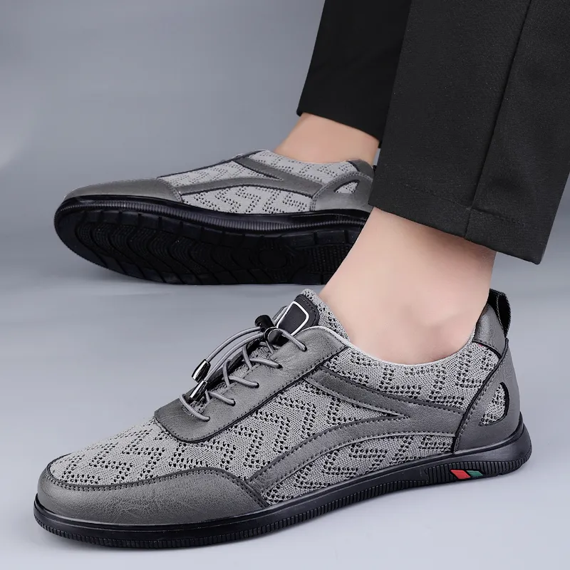 Qiandongmeili Breathable Low Top Skateboard Shoes Men's-6
