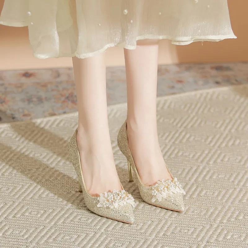 Qiandongmeili Slim Heel High Heels 5 9CM-4