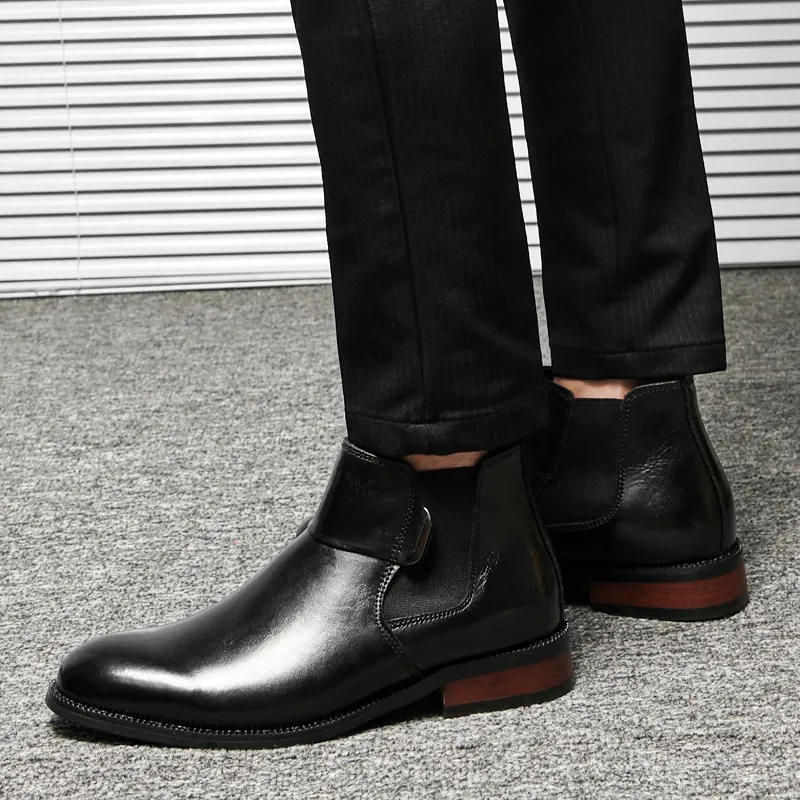Qiandongmeili Chelsea Boots Men-24