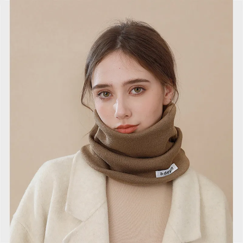 Joy&Mario Fashion Neck Protection Windproof Practical Casual Commute Unisex Khaki-1