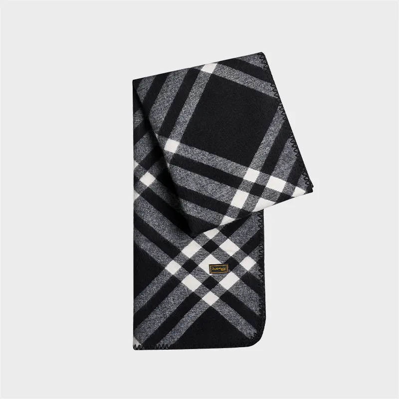 Joy&Mario High End Minimalist Style Versatile Elegant Warm Bound Commute Unisex Black-5