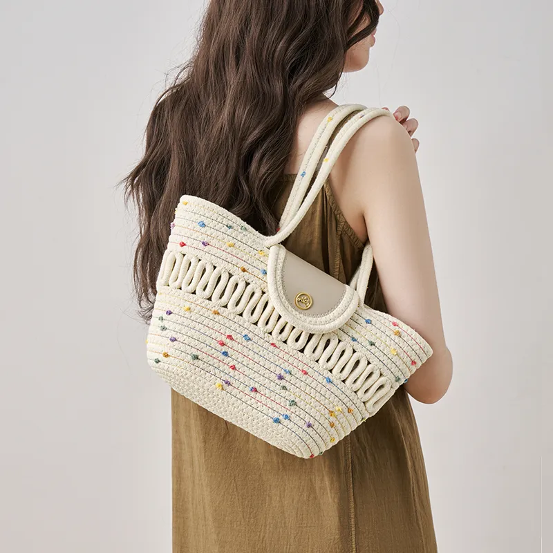 Joy&Mario Refined, Practical, And Stylish Good Looking Commute French Niche Large Size Women's Ecru-2