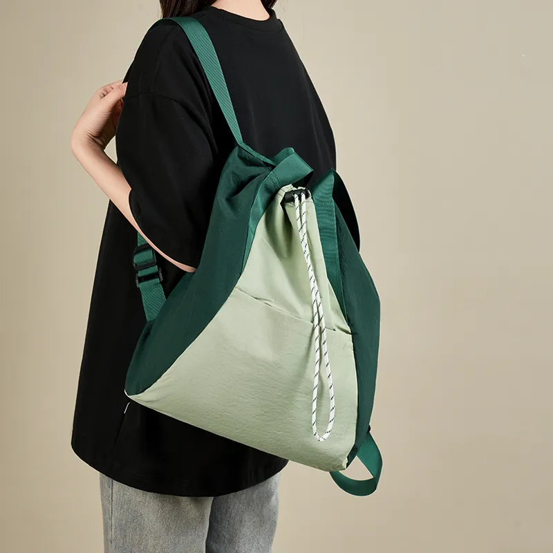 Joy&Mario Fabric Backpack Women's Matcha-1