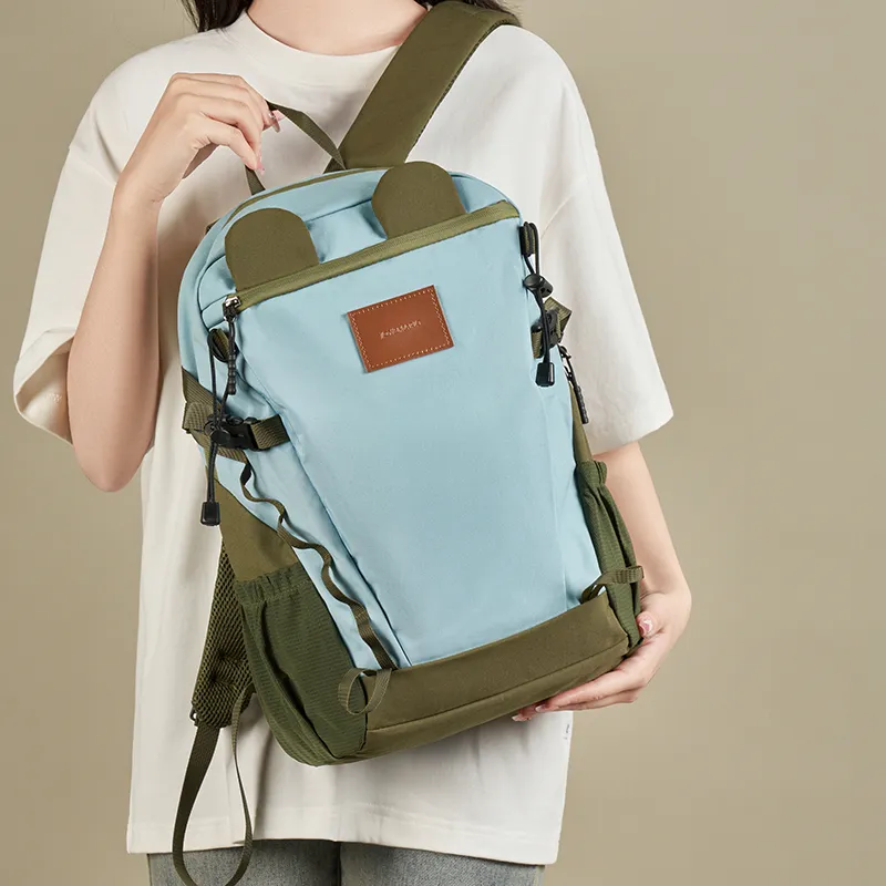 Joy&Mario Fabric Backpack Unisex Multicolor-2