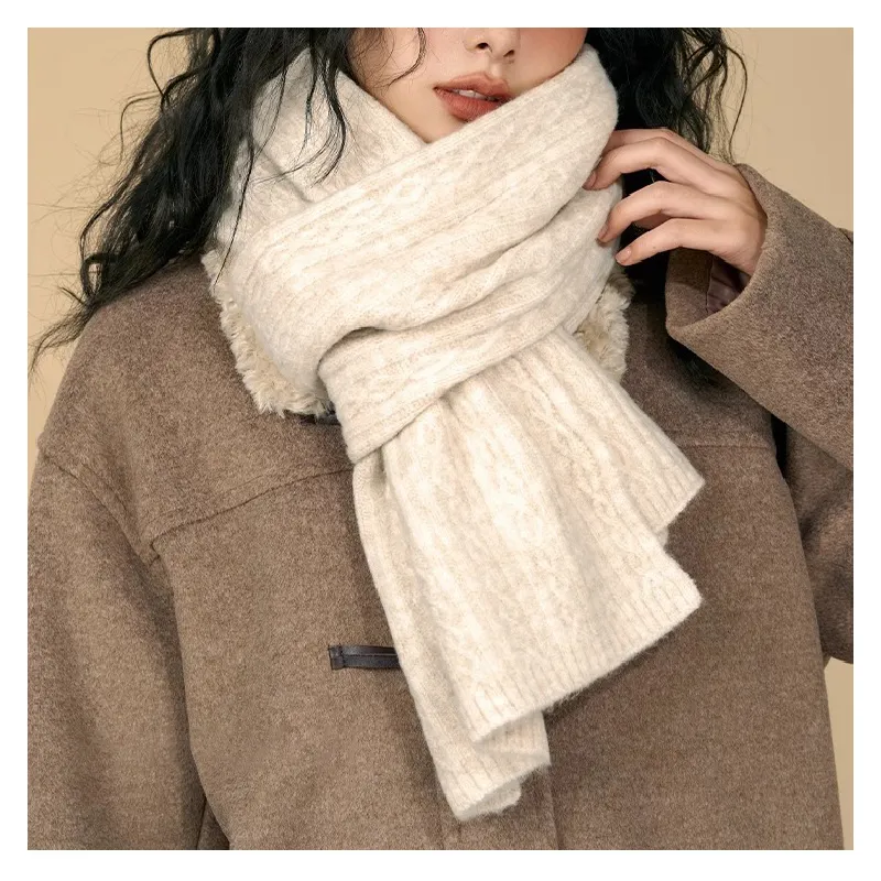 Joy&Mario Soft And Warm With A Subtle Facial Effect Student Commute Unisex Ecru-2