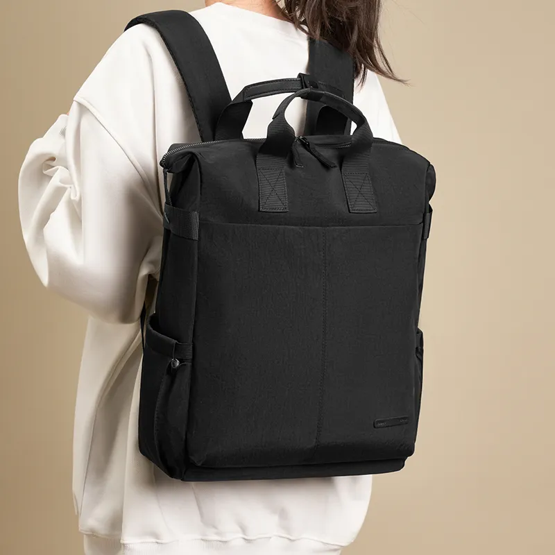 Joy&Mario Fabric Backpack Regular Unisex Camel Gray/Classic Black-5