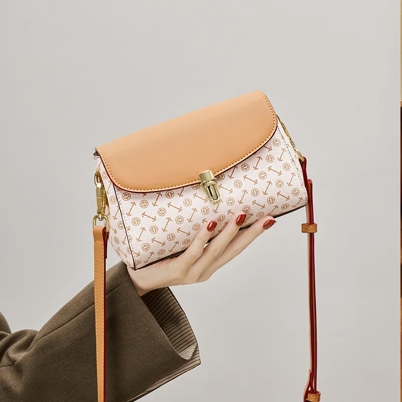 Joy&Mario PVC Casual Texture Practical Commute Shoulder Bag, Crossbody Bag Women's Coffee/Matcha/Ecru-13