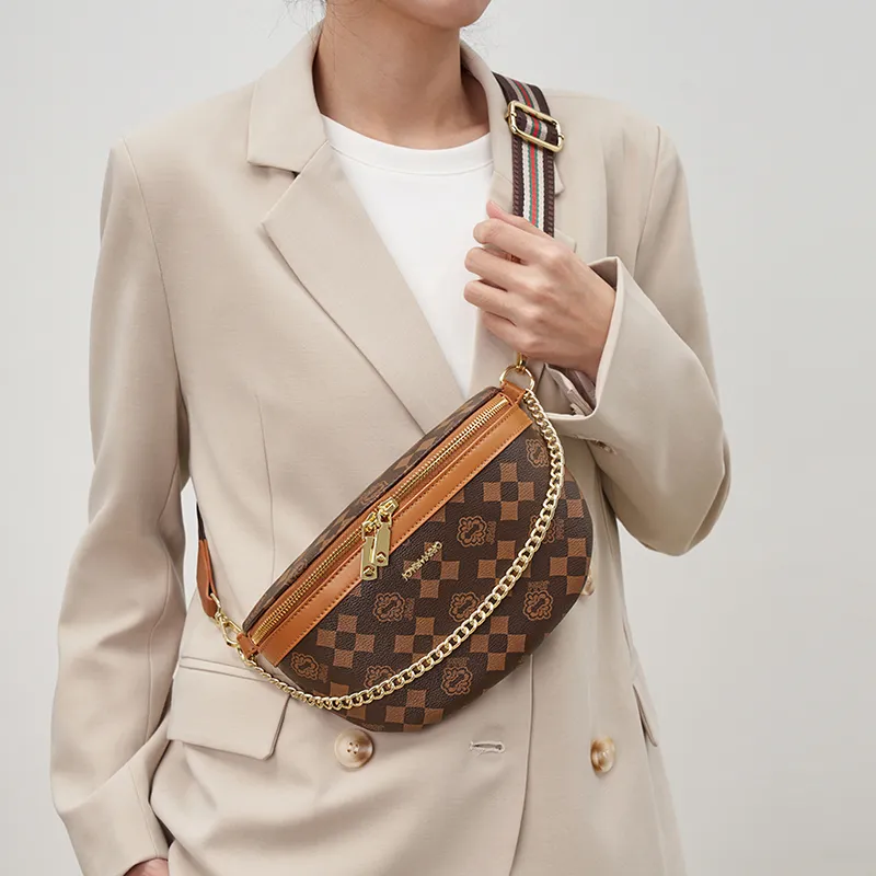 Joy&Mario PVC Practical Versatility Commute Small Size Women's Cream Apricot/Coffee-6