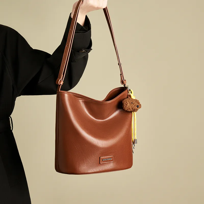 Joy&Mario Cow Leather Advanced Sensory Commute Lightweight Casual Regular Women's Sandalwood Brown/Coffee/Classic Black-1