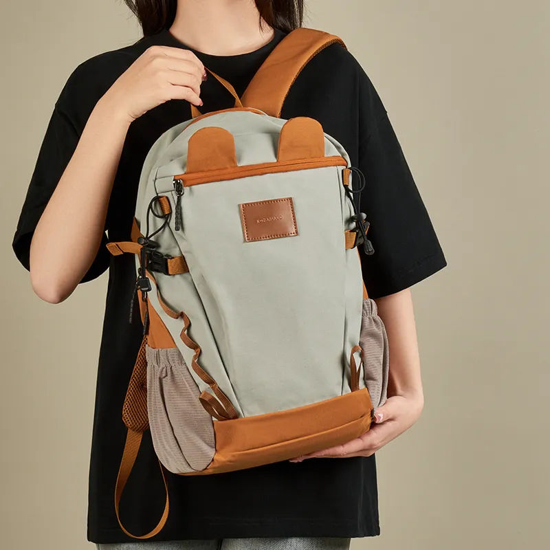 Joy&Mario Fabric Backpack Unisex Multicolor-7