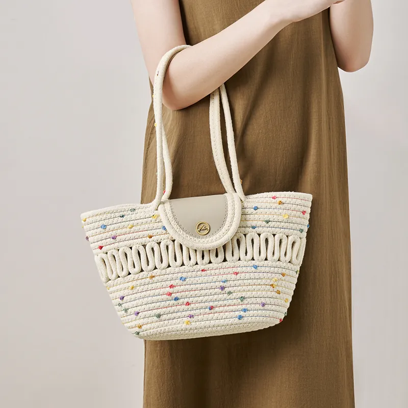 Joy&Mario Refined, Practical, And Stylish Good Looking Commute French Niche Large Size Women's Ecru-3