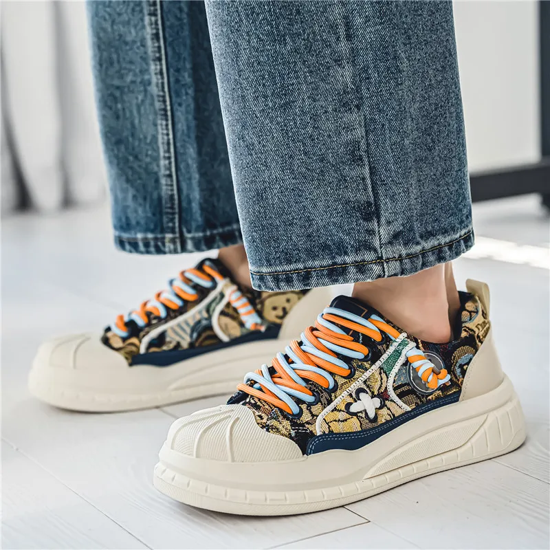 Locke Cushioning Wear-Resistant Low-Top Skateboard Shoes Unisex-12
