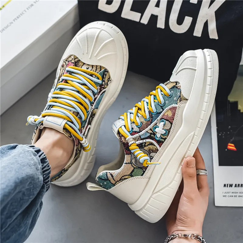 Locke Cushioning Wear-Resistant Low-Top Skateboard Shoes Unisex-7