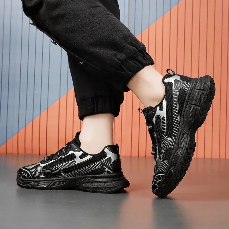 Locke Slip Resistant Breathable Low Top Chunky Sneakers Unisex-5