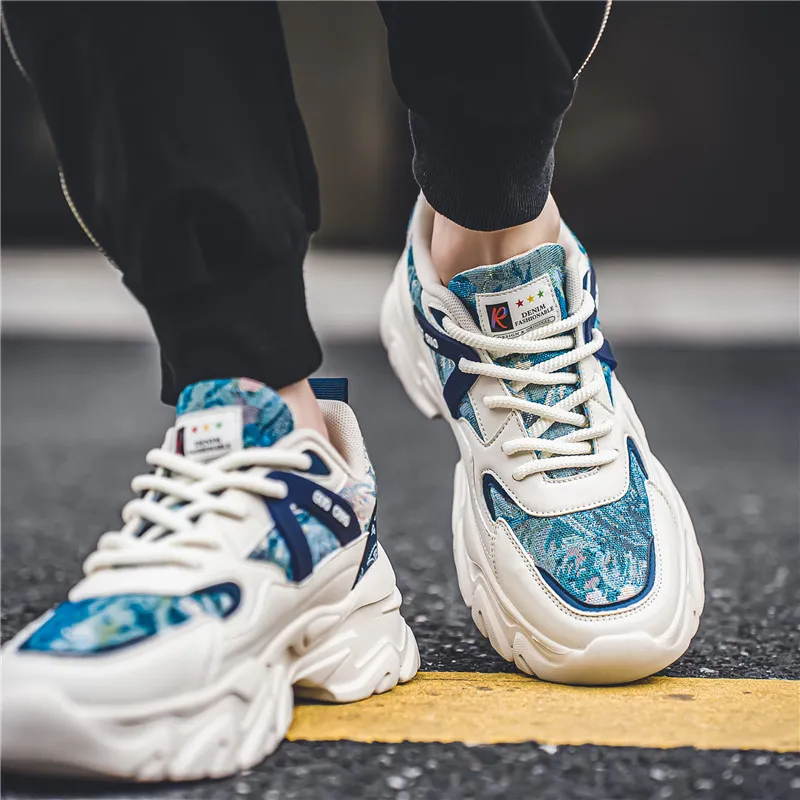 Locke Cushioning Breathable Low-Top Chunky Sneakers Men's-4