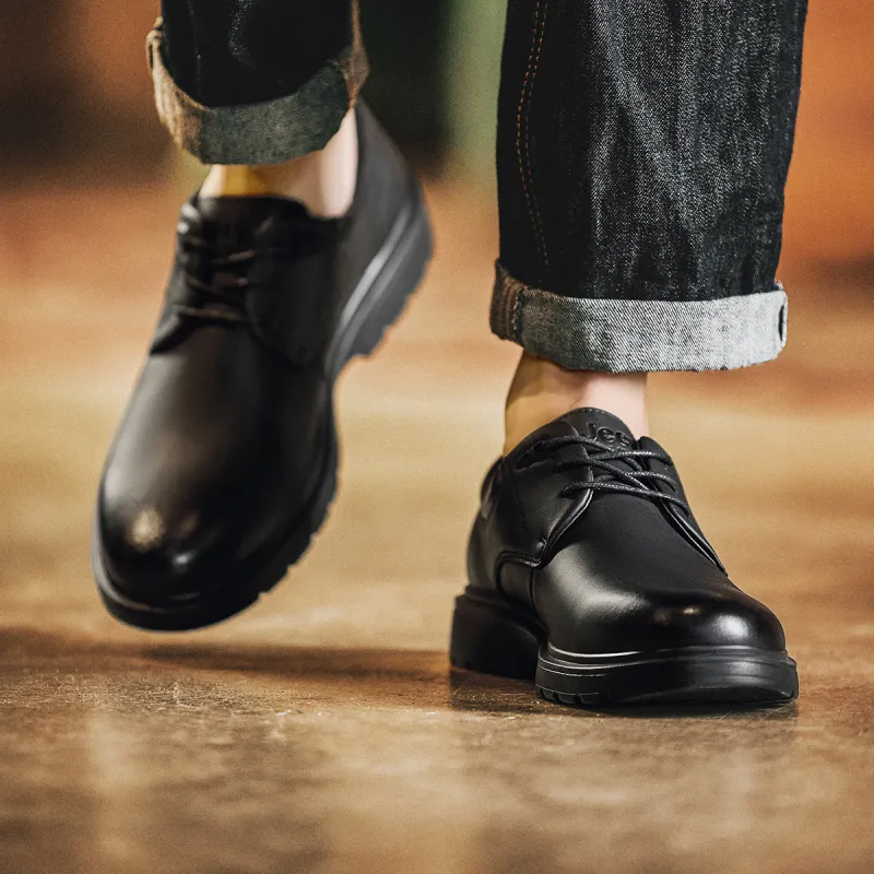 Jeep Dress Shoes Men Low Top Black, White-5