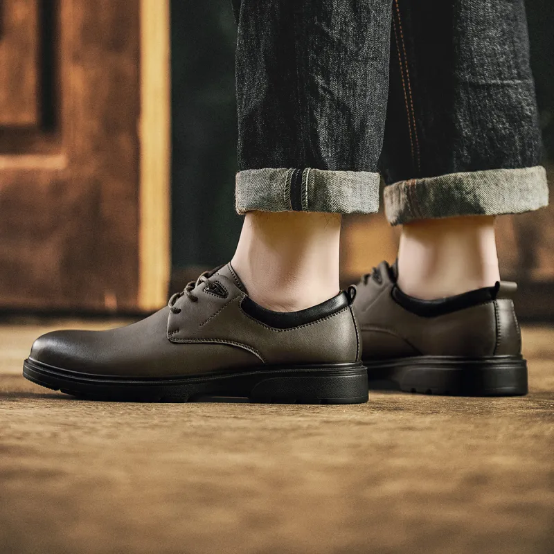 Jeep Dress Shoes Men Low Top Black, White-13