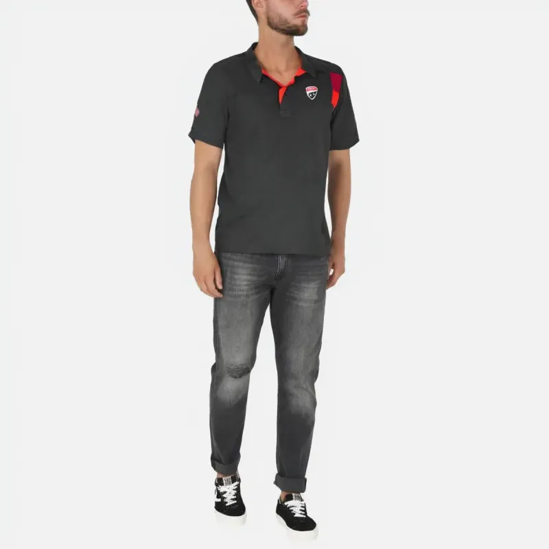 Ducati Polo Shirts Unisex Black-2