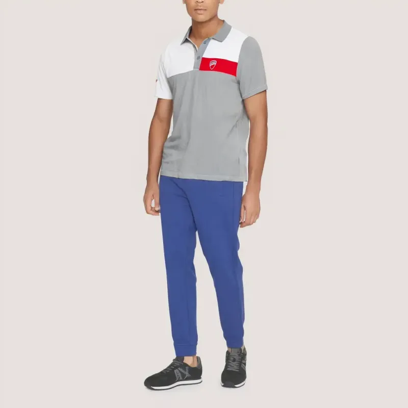 Ducati Polo Shirts Unisex Gray-2