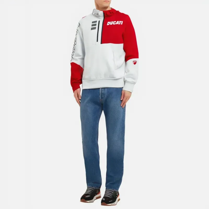 Ducati Sweatshirts Unisex White-2