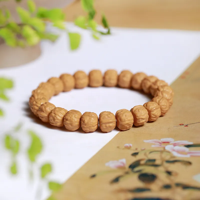 LIYUNMUXUE Monkey Head Walnut Bracelets Unisex-4
