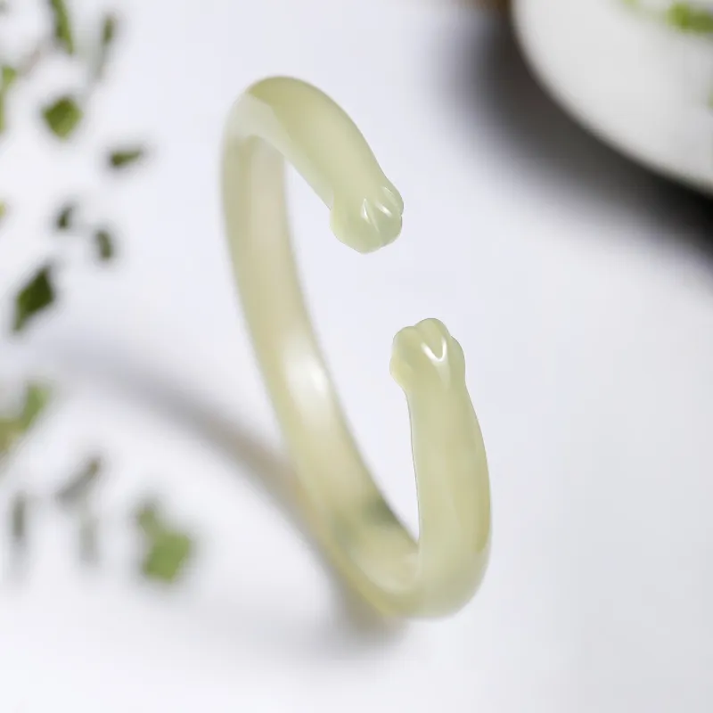 LIYUNMUXUE Agate Bangles Women's-1