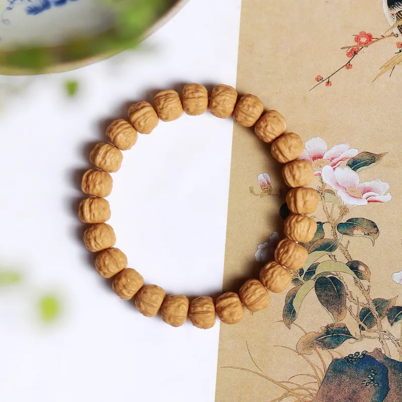 LIYUNMUXUE Monkey Head Walnut Bracelets Unisex-3