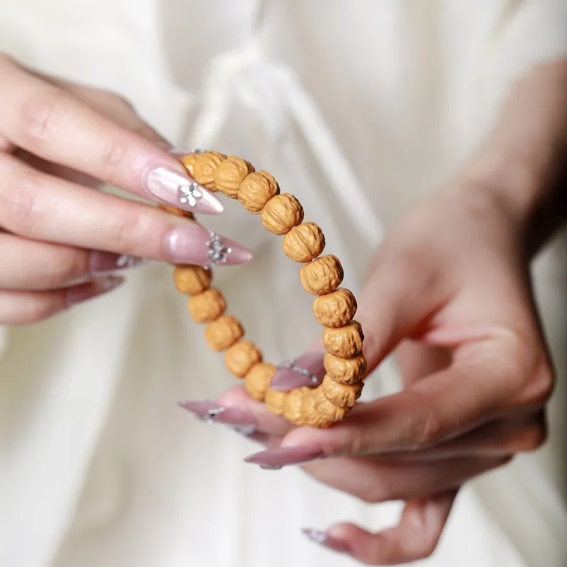 LIYUNMUXUE Monkey Head Walnut Bracelets Unisex-1