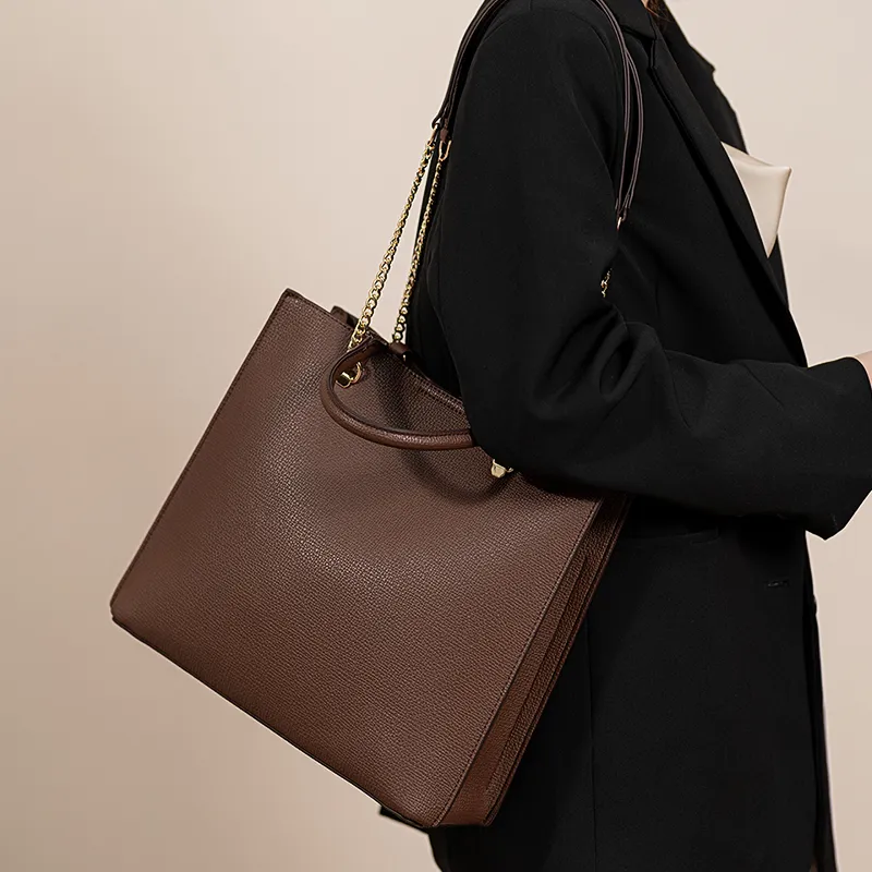 Vigno Synthetic Leather One Shoulder Handbag Regular Women's Brown/Khaki/Apricot/Black/Umber-7