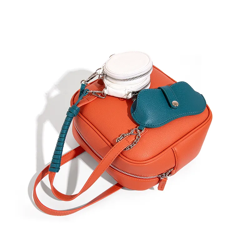 Vigno Synthetic Leather Shoulder Bag, Crossbody Bag Women's Multicolor-21