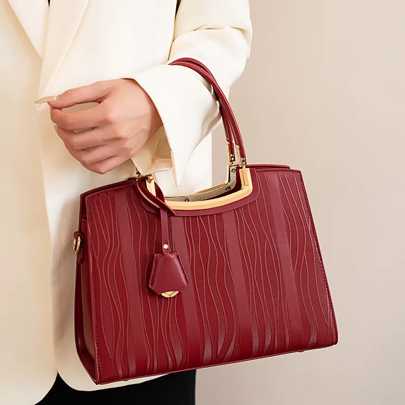 Vigno Synthetic Leather Handbags Crossbody Bags Large Size Women's White/Black-37