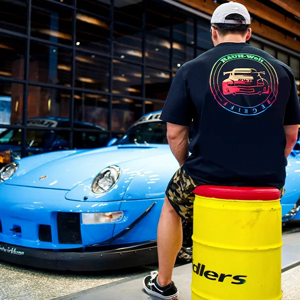RAUH Welt BEGRIFF Short Sleeved T Shirts Unisex Black-2
