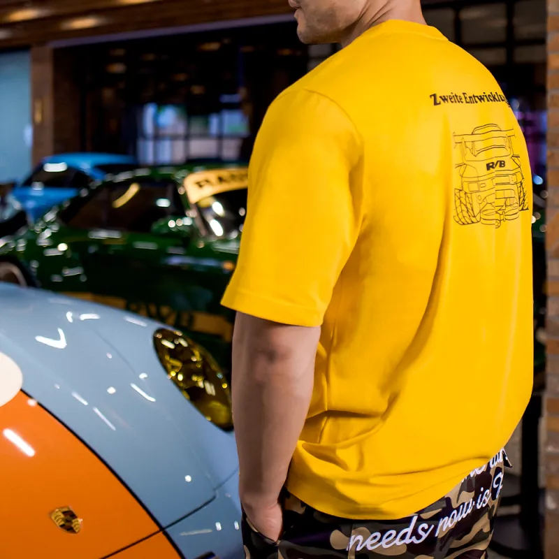 RAUH Welt BEGRIFF Short Sleeved T Shirts Unisex Ginger Yellow-2