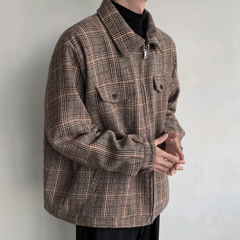 URBAN AUTHENTIC Puffer Jacket Unisex Brown-4