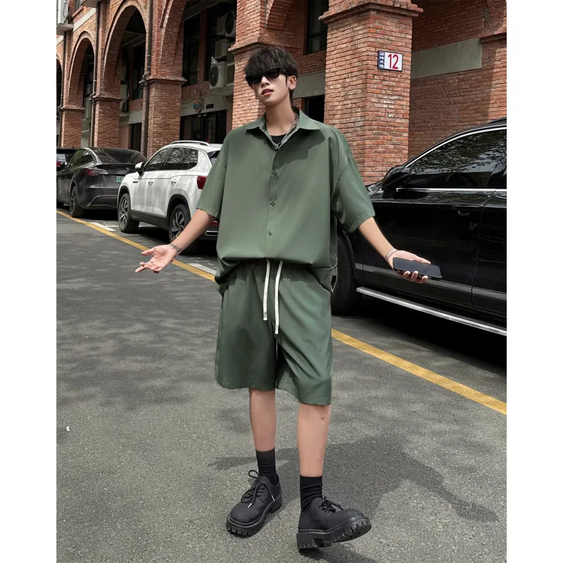 URBAN AUTHENTIC Shirt Matching Set Unisex-22